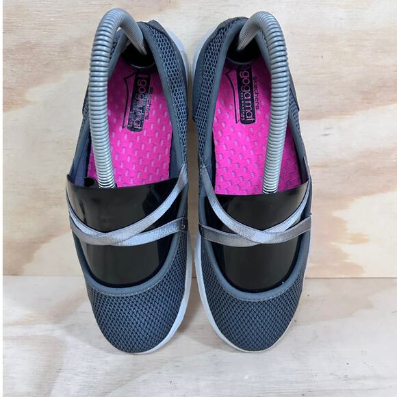 Skechers - Goga Mat - Sneakers - Gray - Women's - 6 - SN 13811 - Picture 7 of 9